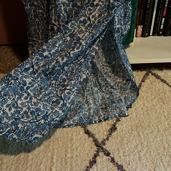 Pomegranate Blue Bird Caftan - Picture 6 of 6